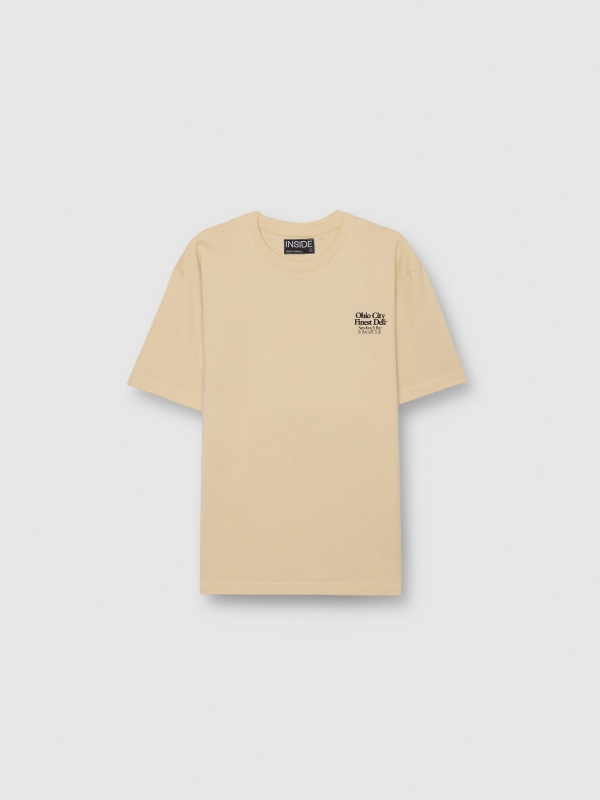 Sandwich T-shirt sand detail view