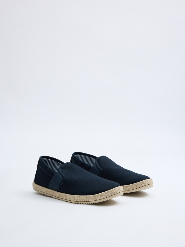 Slip on yute azul azul marino