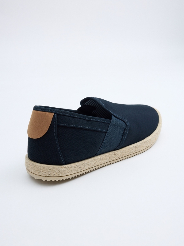 Slip on yute azul azul marino