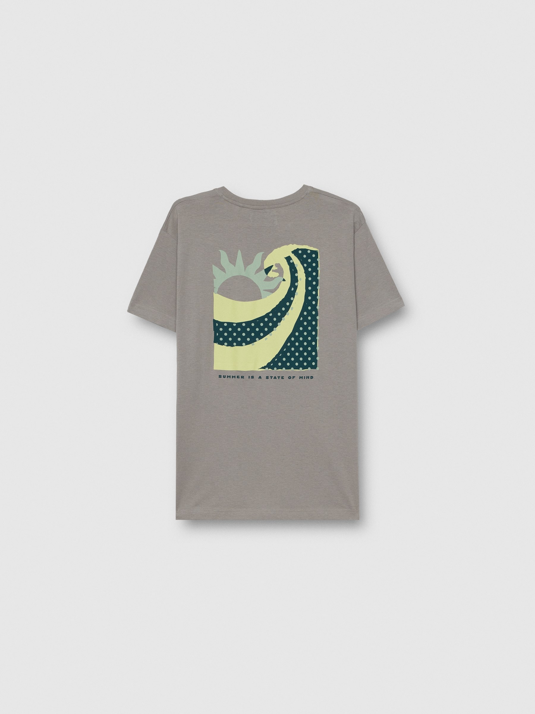 Summer state of mind T-shirt green middle front view