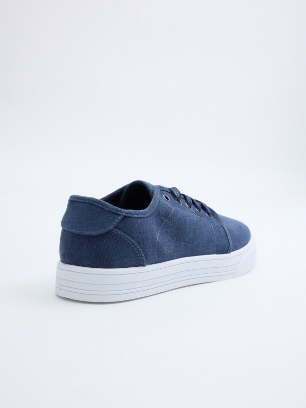 Zapatillas lona azul marino azul marino vista cenital