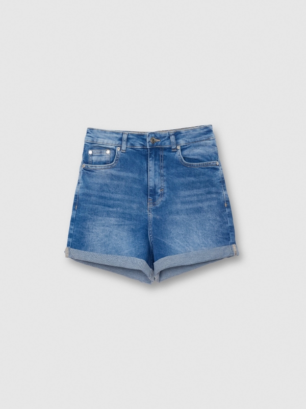 Short azul claro azul claro vista detalle