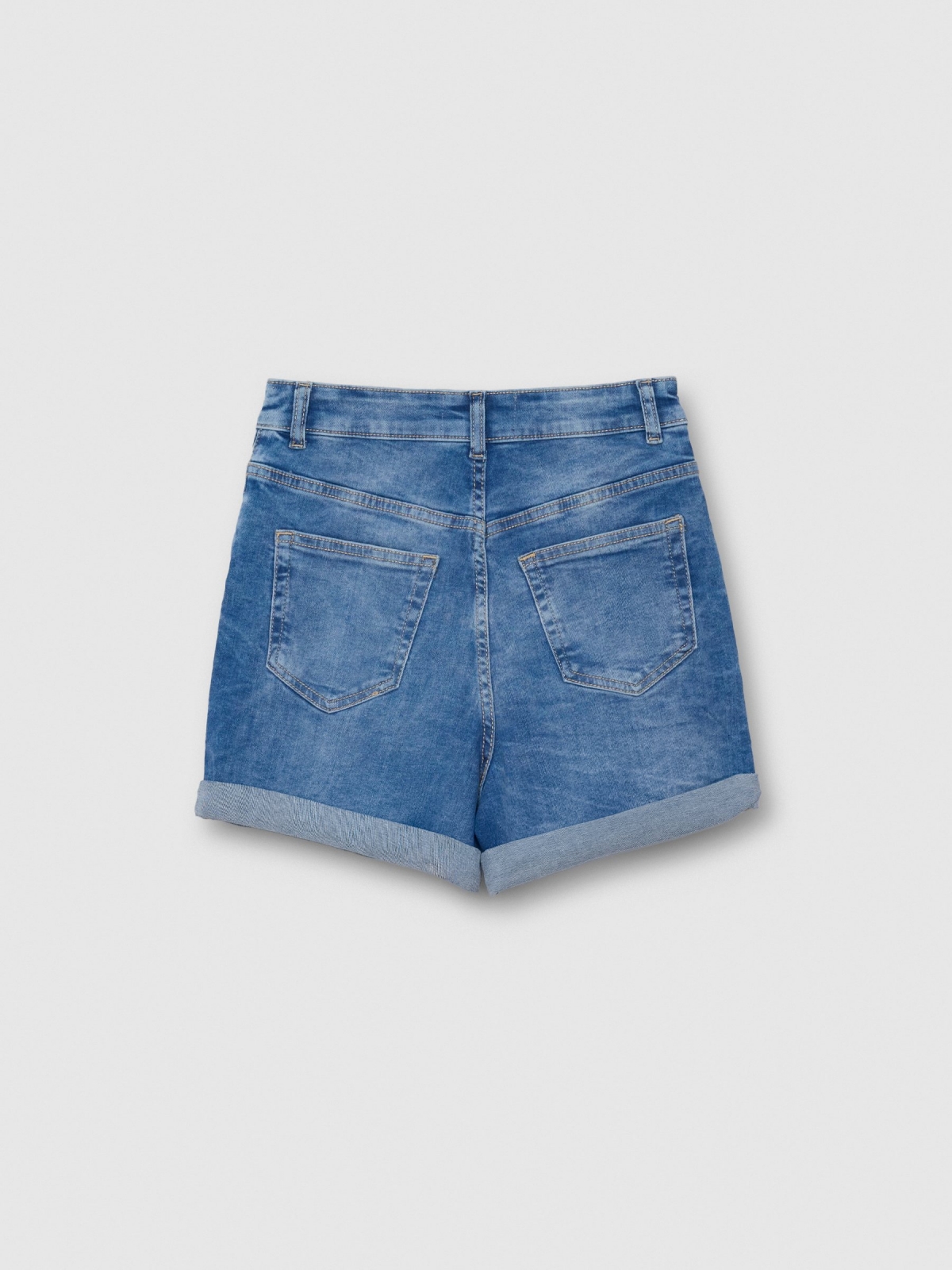 Short azul claro azul claro vista detalle