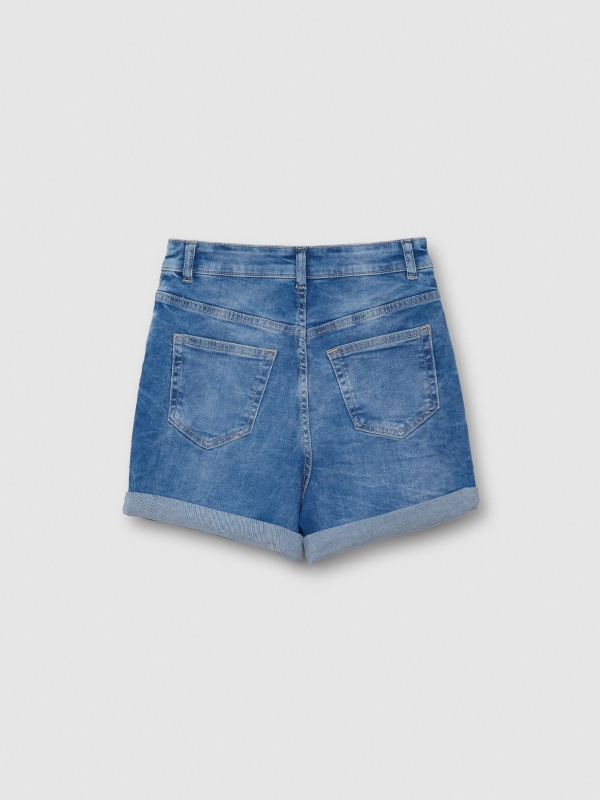 Short azul claro azul claro vista detalle