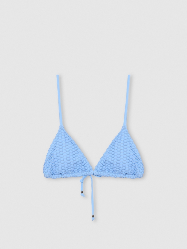  Slip on yute azul azul vista frontal