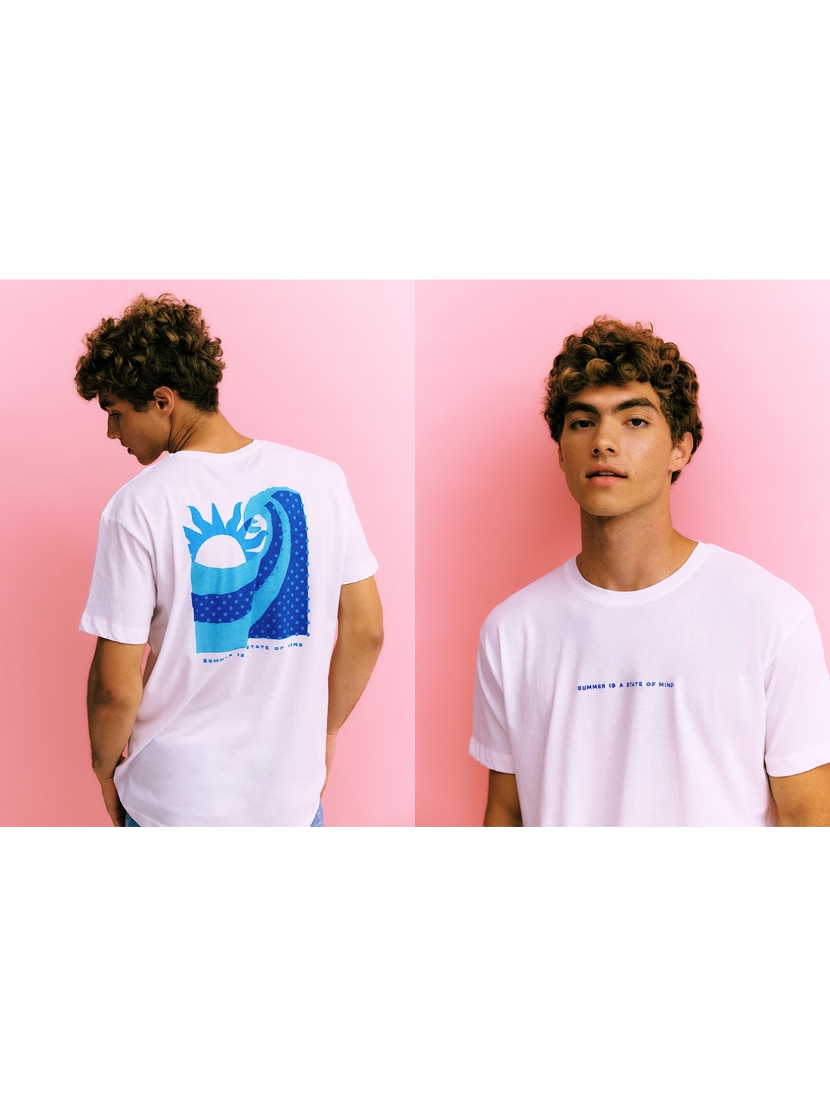  Camiseta Summer state of mind blanco