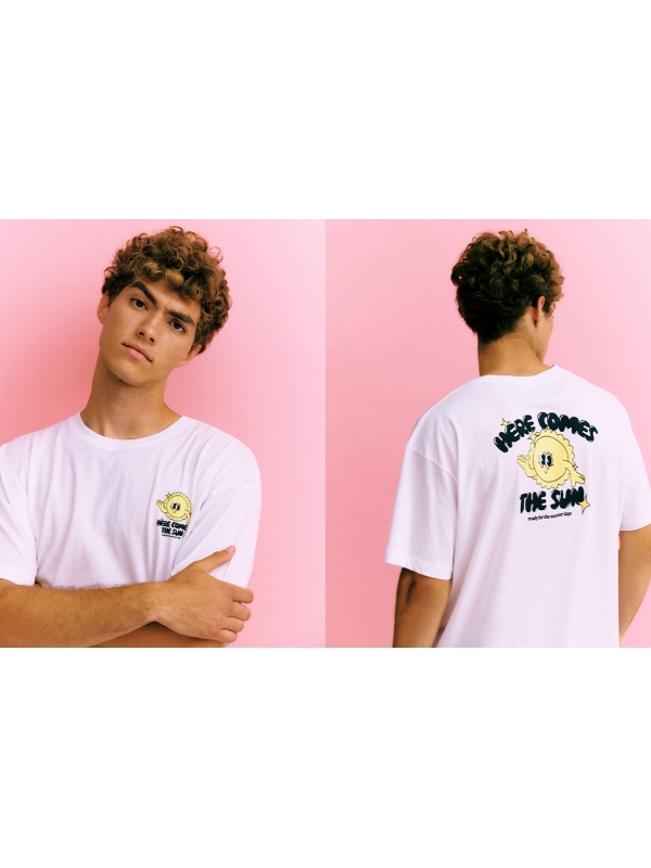  Here comes the sun T-shirt white