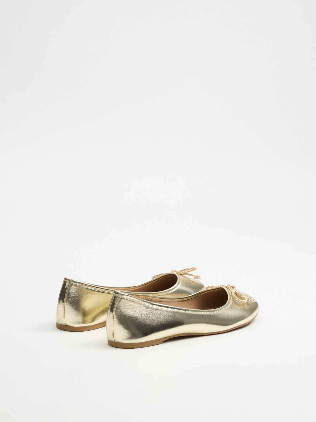 Bailarina efecto metalizado dorado/plateado