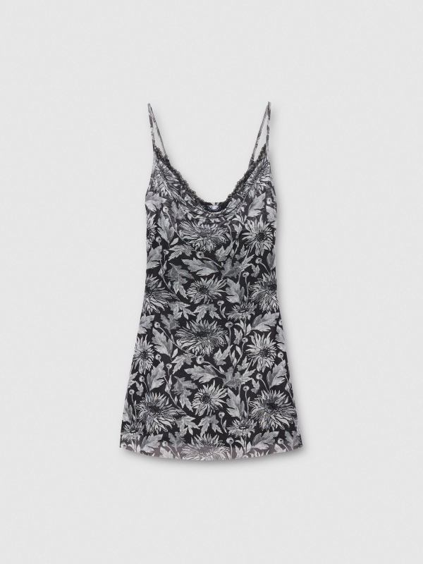 Mini tulle dress black detail view