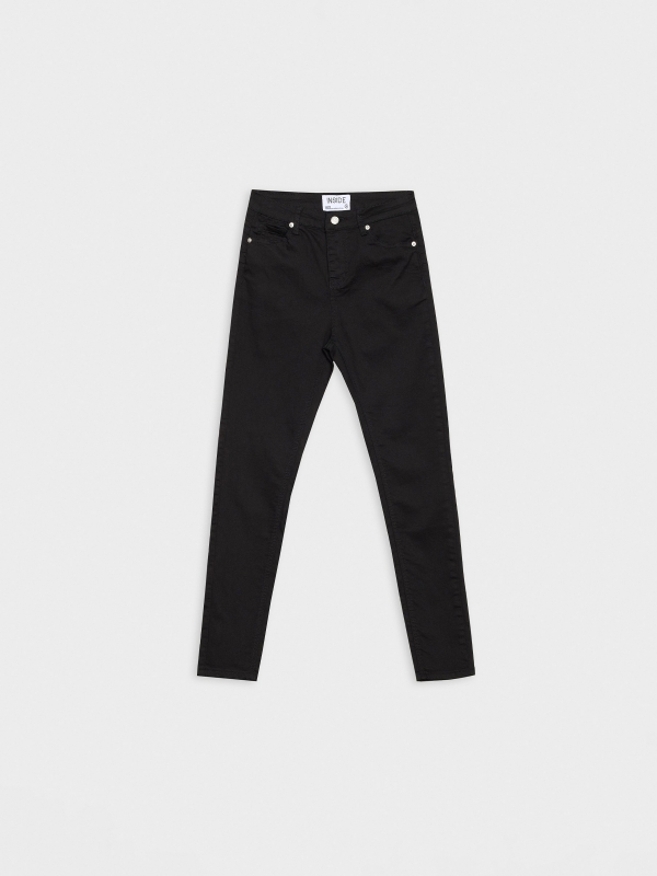  Push up skinny jeans black front view