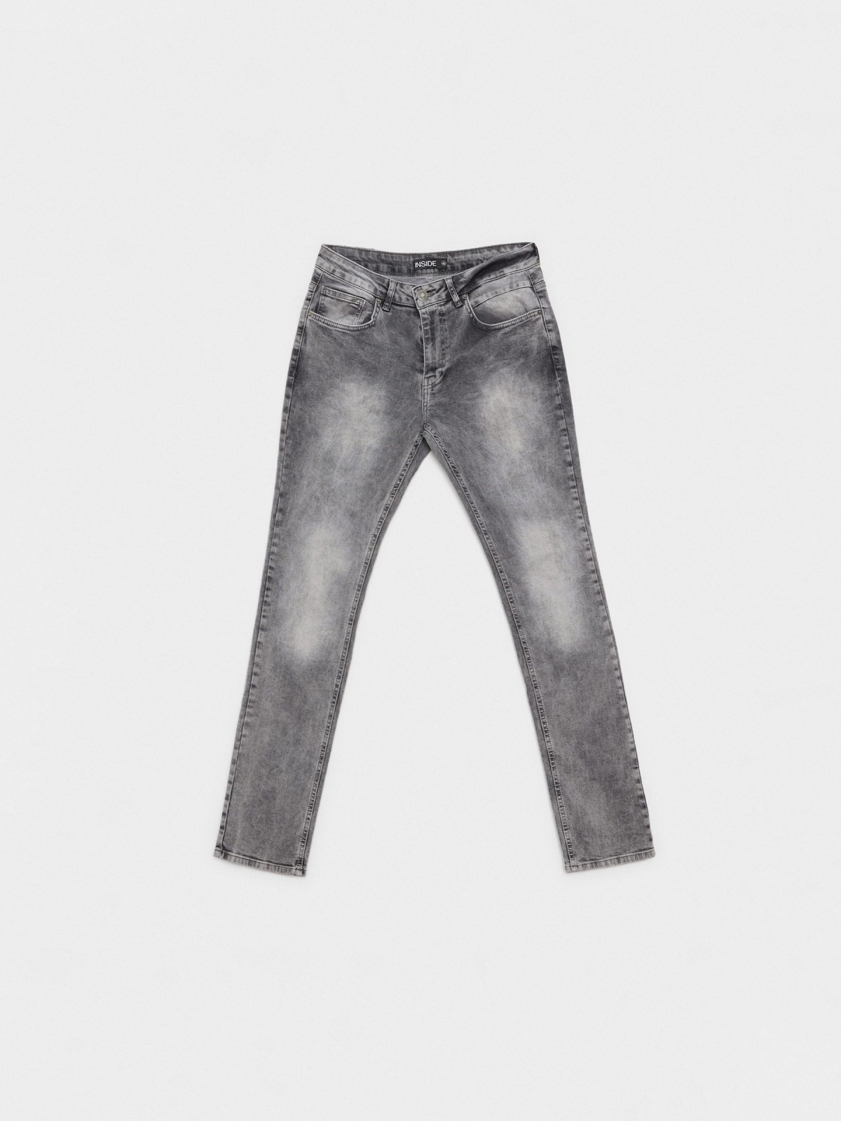 Jeans Slim grises gris oscuro vista detalle