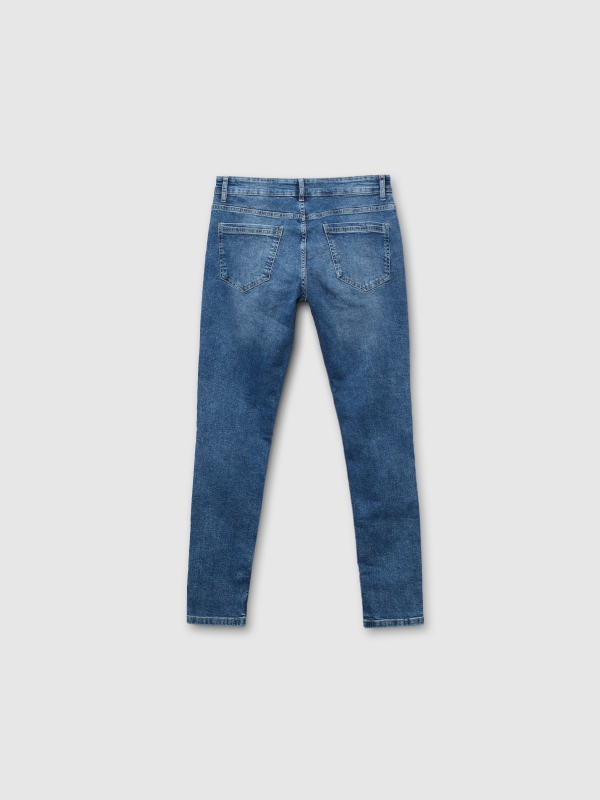 Jeans superslim 5 bolsos azul vista traseira