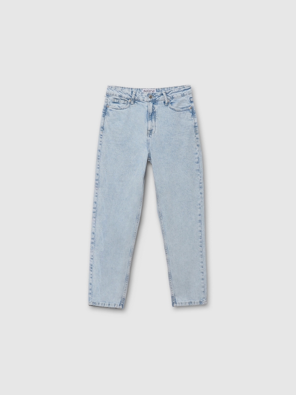  Jeans light blue mom light blue front view