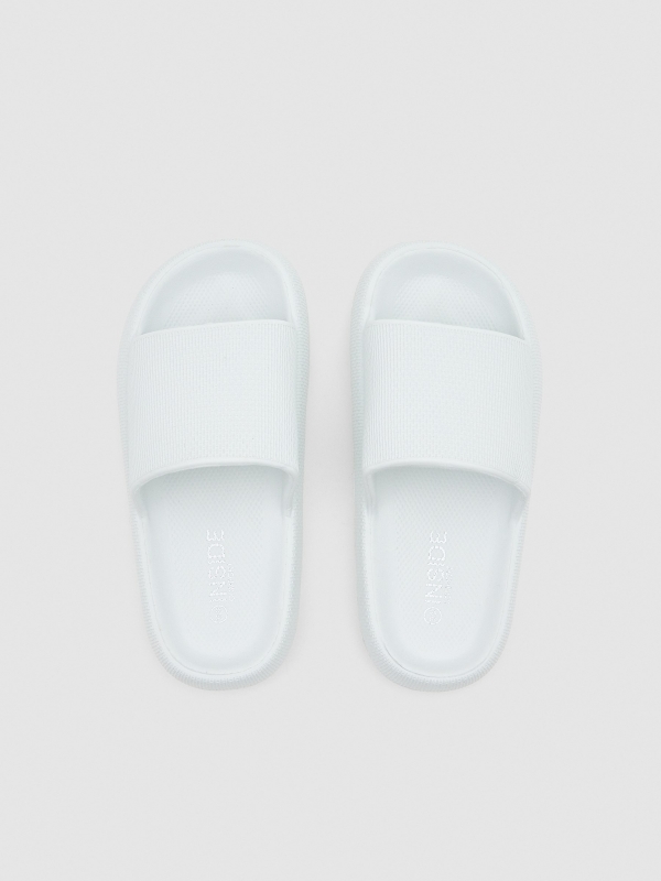 Chinelo pá branco branco