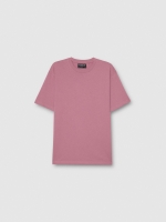 %Pto% Basic oversized t-shirt red purple front view