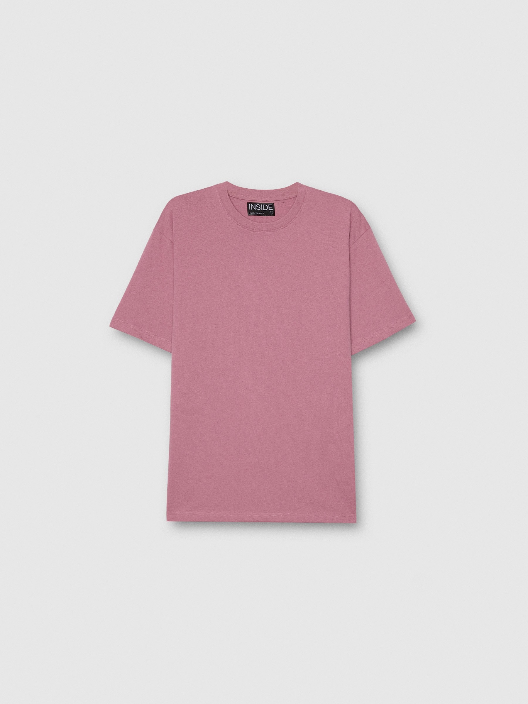 INSIDE Camiseta oversize básica, Rojo, L