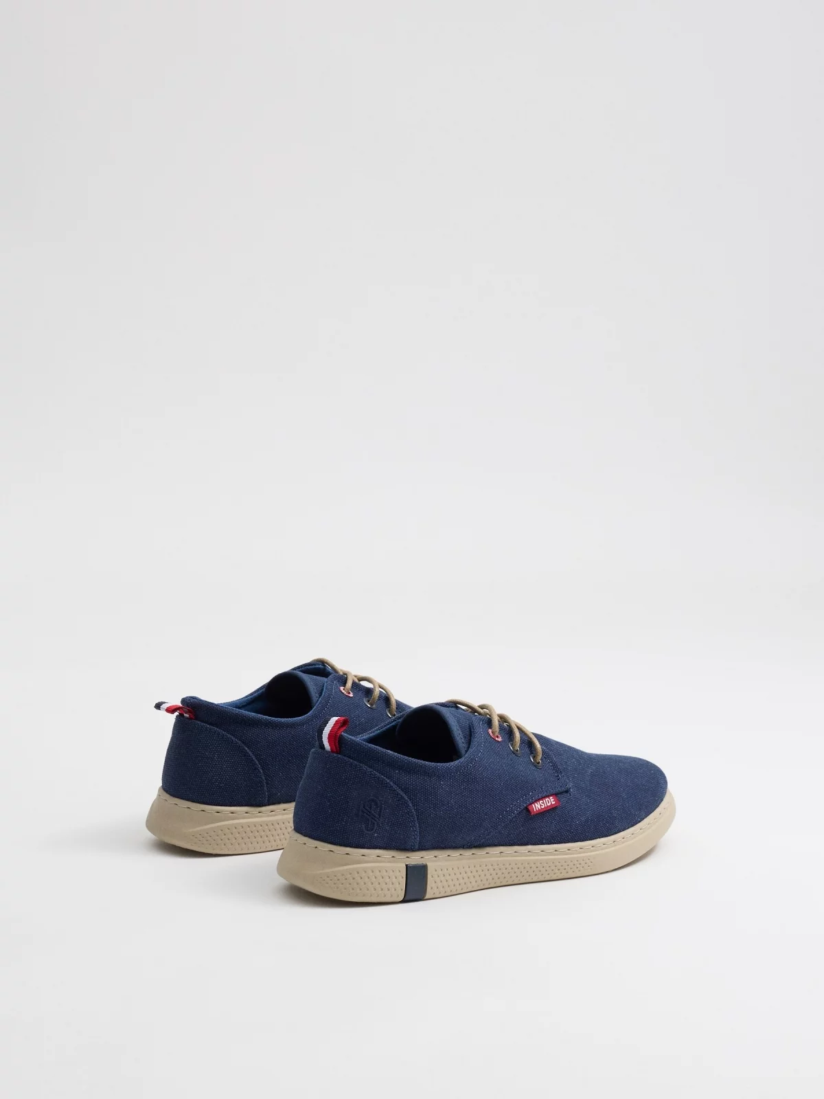 Sapatos lona azul azul escuro