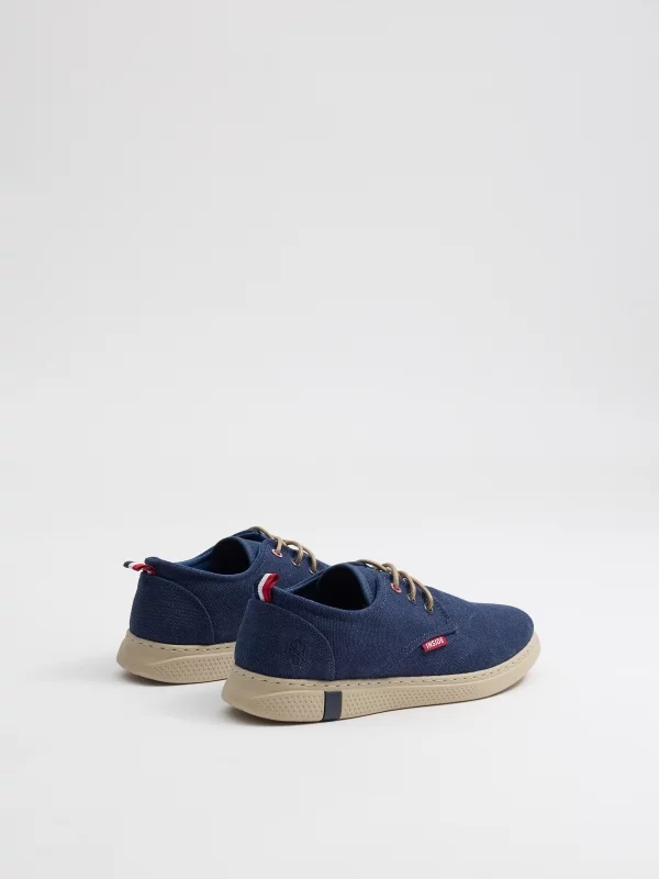 Sapatos lona azul azul escuro