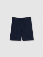 %Pto% Bermuda jogger algodón azul marino vista frontal