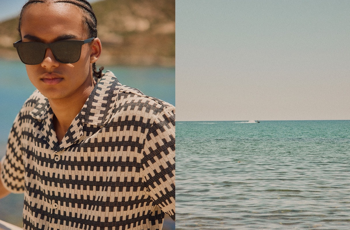 Acetate sunglasses black