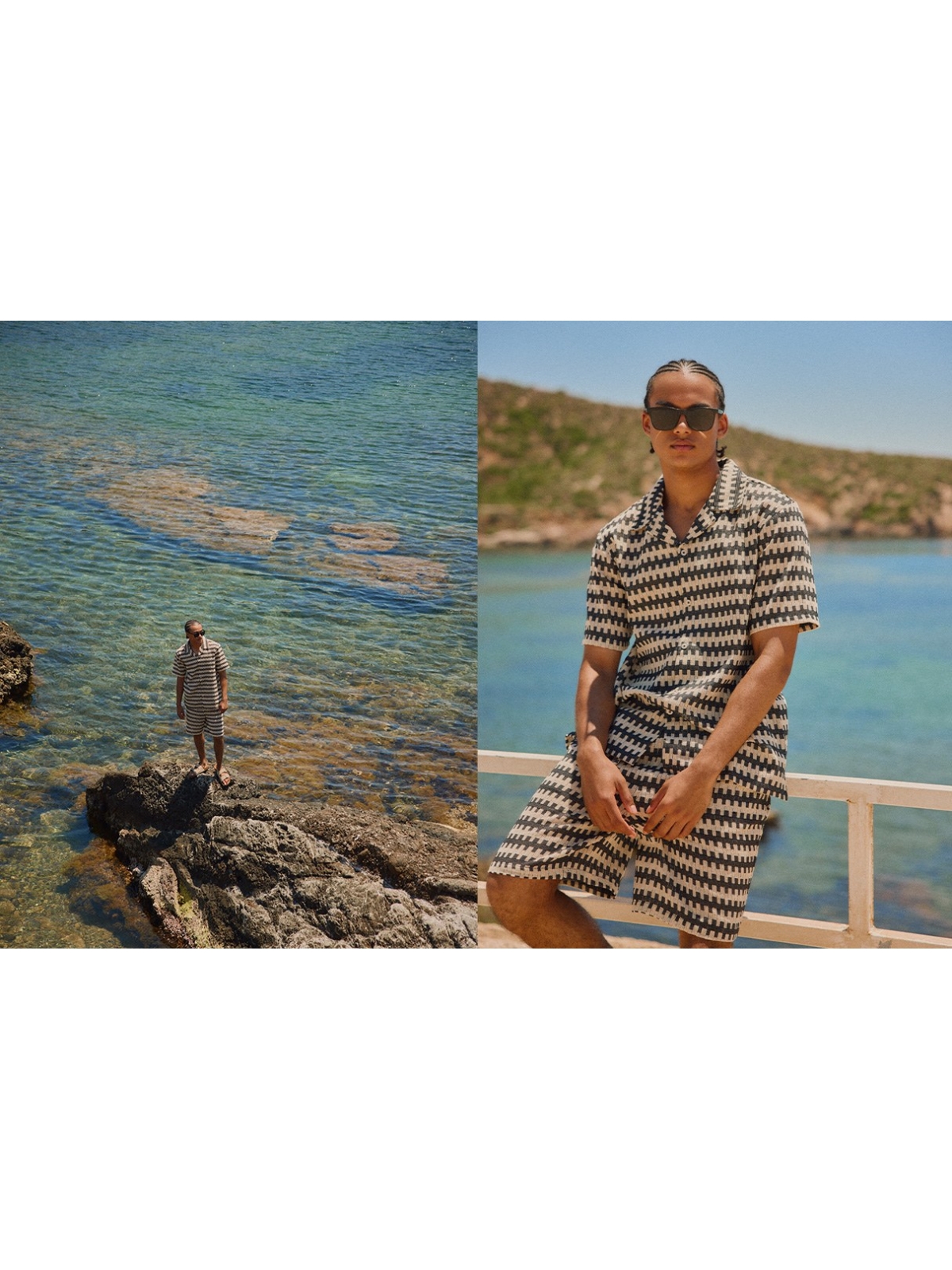 %NewExtra% Rustic short-sleeve shirt black