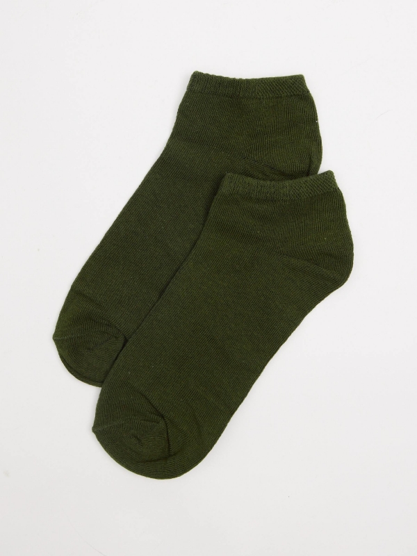 Pack 4 calcetines tobilleros multicolor vista general frontal