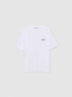 %Pto% Camiseta oversize adventure blanco vista frontal