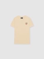 %Pto% Summer vibes print t-shirt sand front view