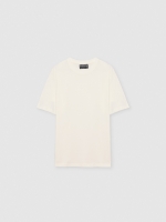 %Pto% Camiseta oversize básica blanco roto vista frontal