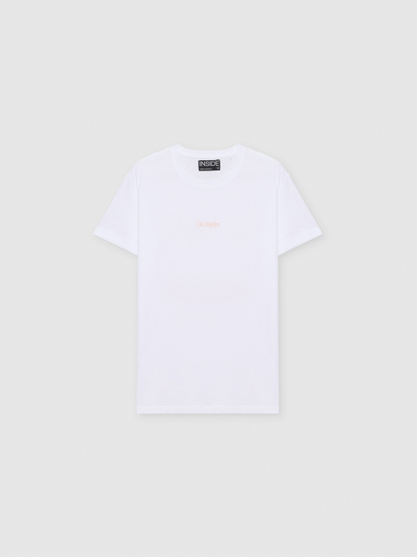  Camiseta Los Ángeles blanco vista frontal