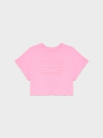 %Pto% Camiseta crop Strong&Clear rosa