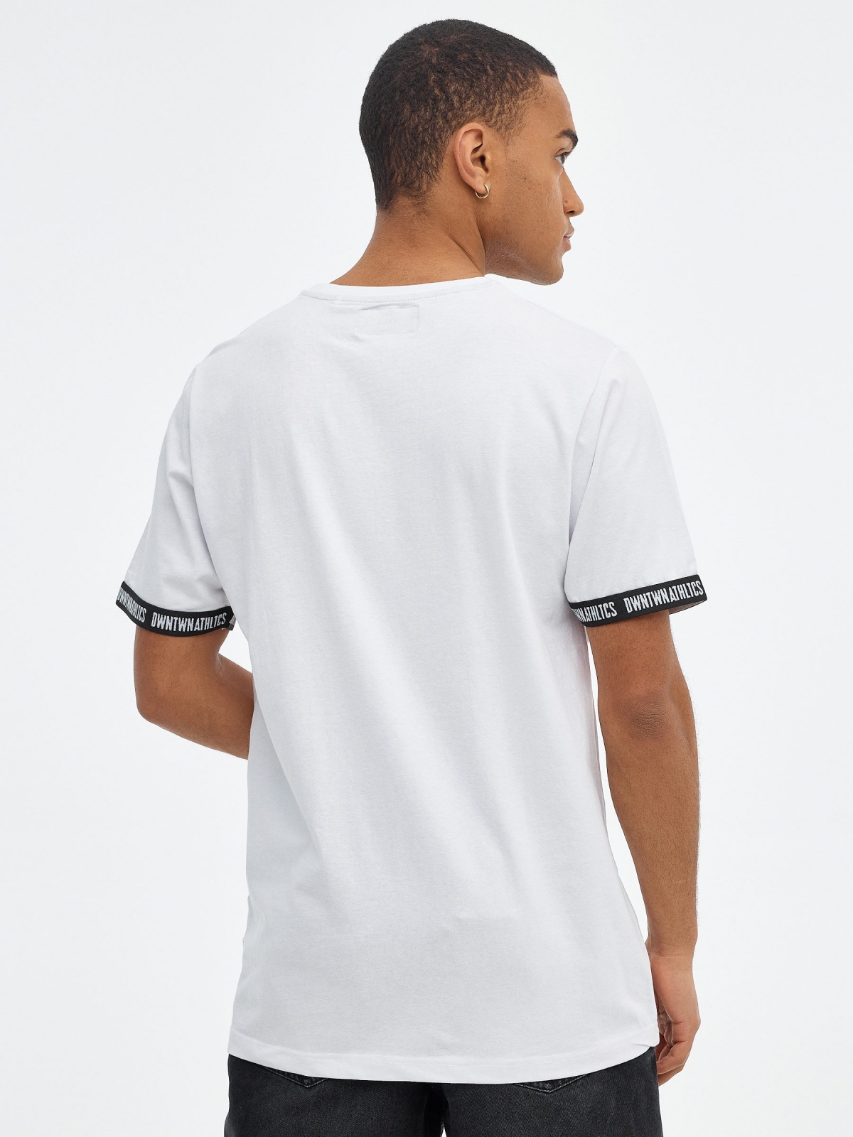 ATHLTCS T-shirt white middle back view