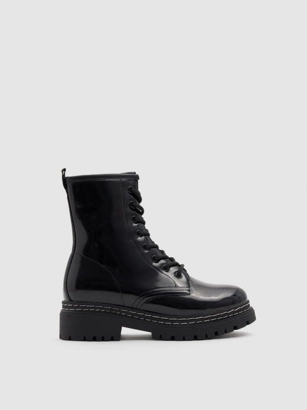 Botas militares básicas preto