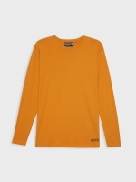%Pto% T-shirt básica com logótipo amarelo