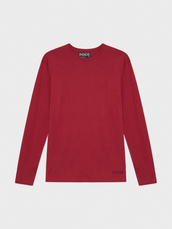  Basic T-shirt with logo red