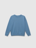 %Pto% Sudadera sin capucha básica azul vista frontal