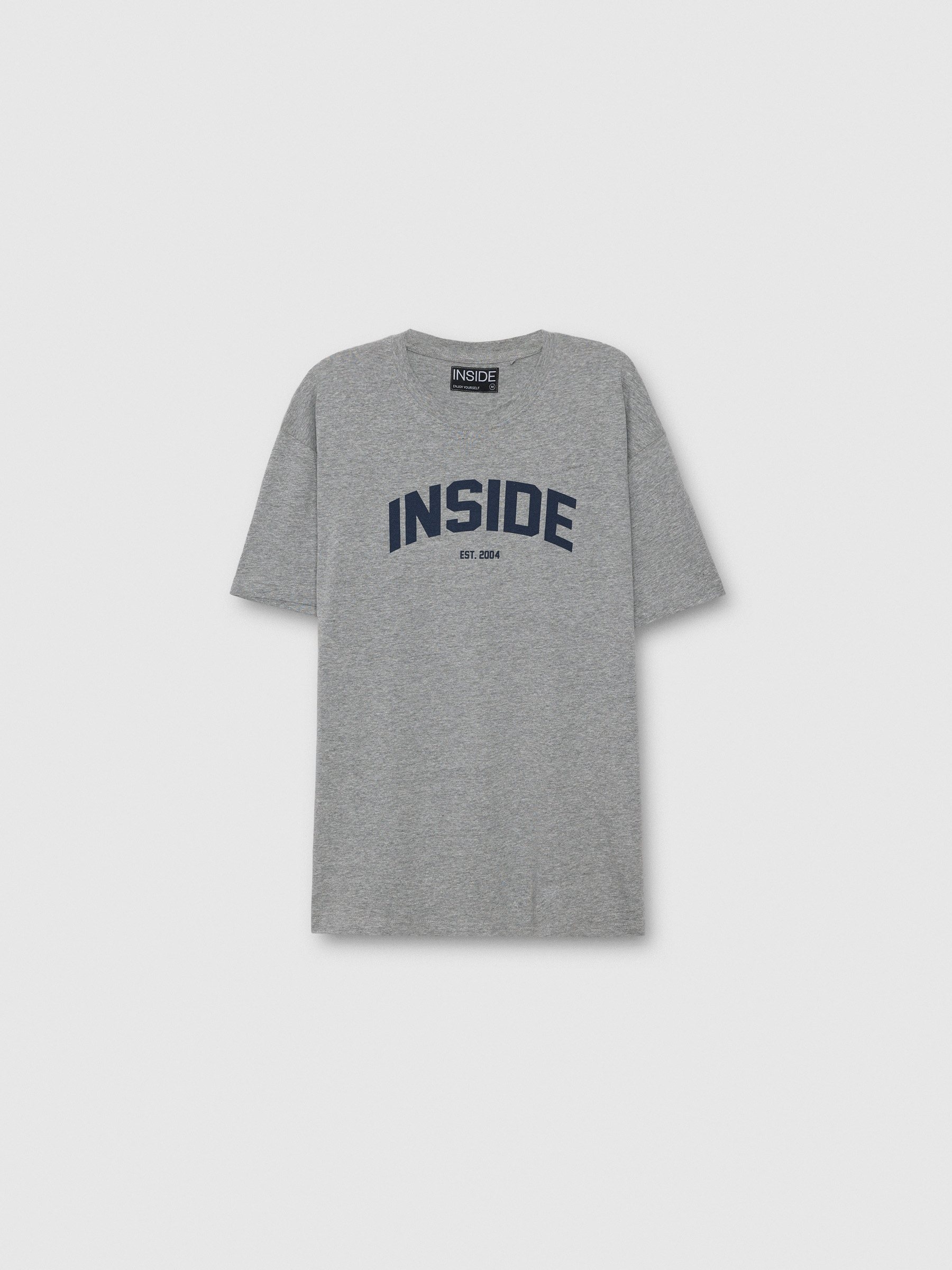INSIDE text T-shirt
