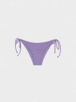 %Pto% Knotted bikini bottoms lilac front view