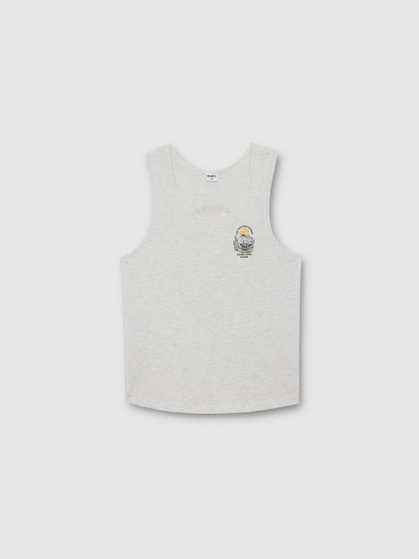  Camiseta de tirantes mountain melange claro vista frontal