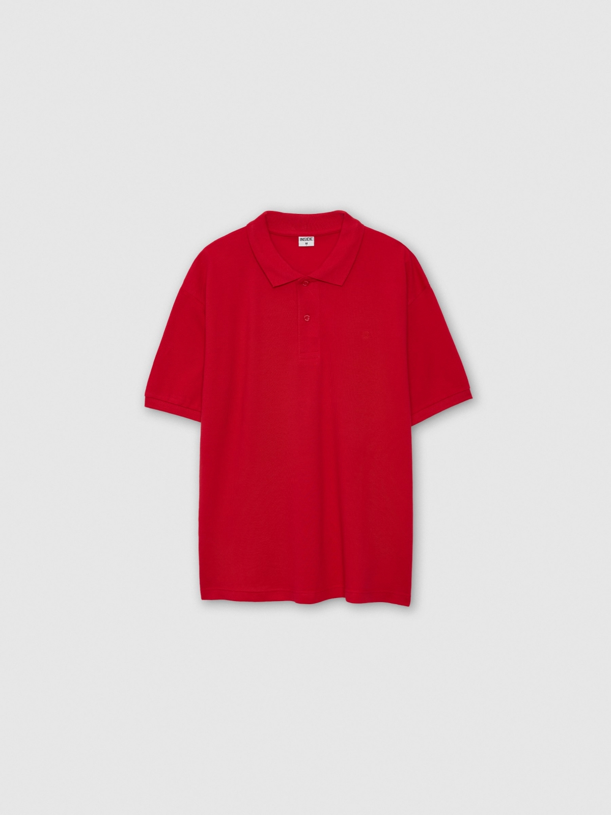 %Pto% Basic polo red front view