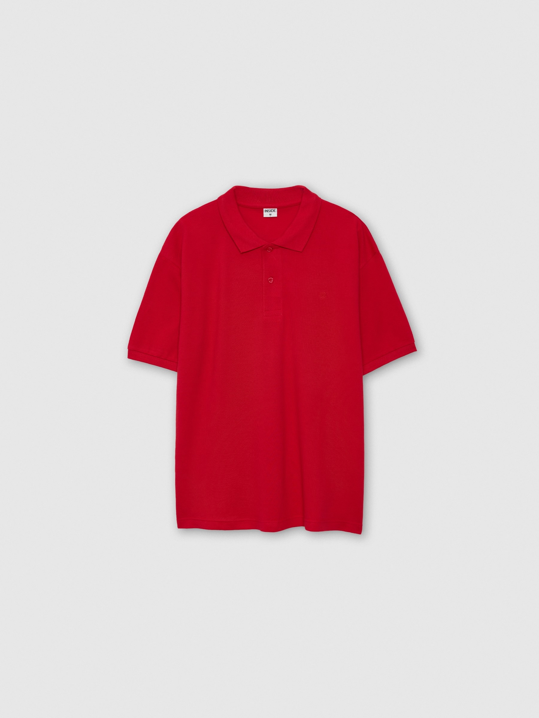 Basic polo navy middle front view