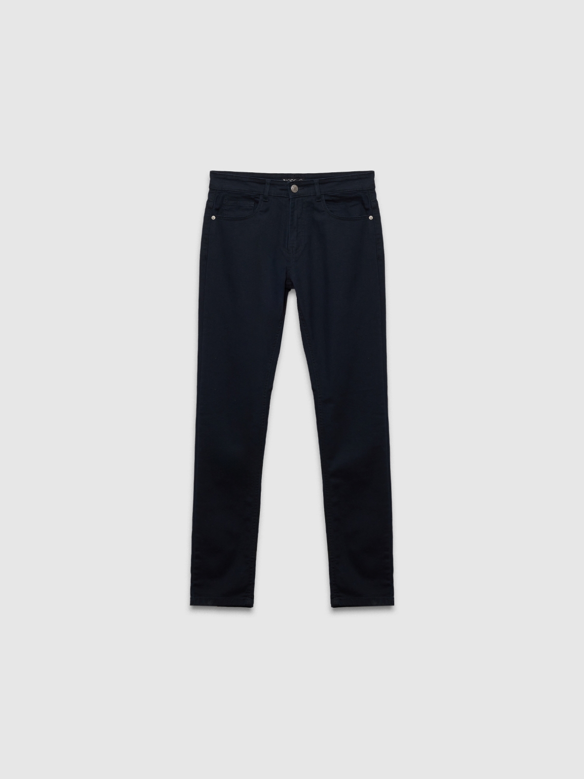  Basic colored jeans blue front view