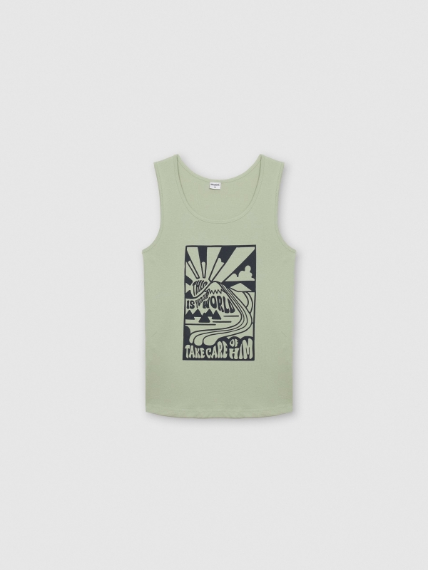 Sun print tank top
