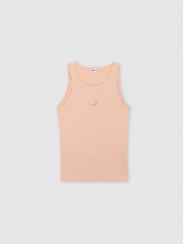 Camiseta tirantes estampado avioneta
