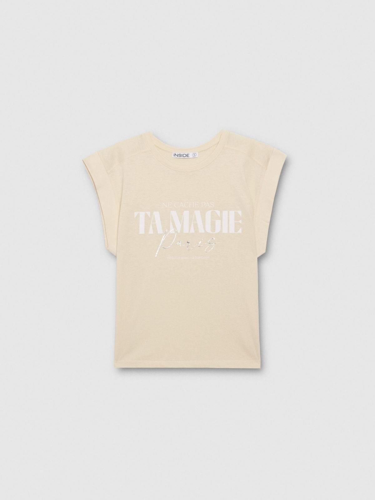 Camiseta sin mangas rib Paris arena vista frontal