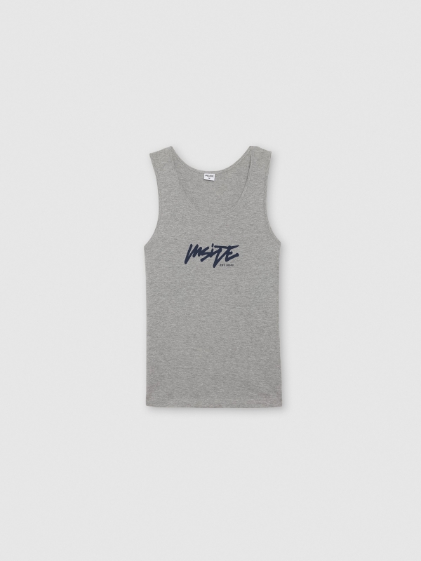 Camiseta tirantes texto Inside