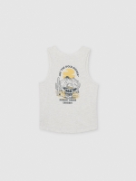 %Pto% Mountain tank top light melange front view