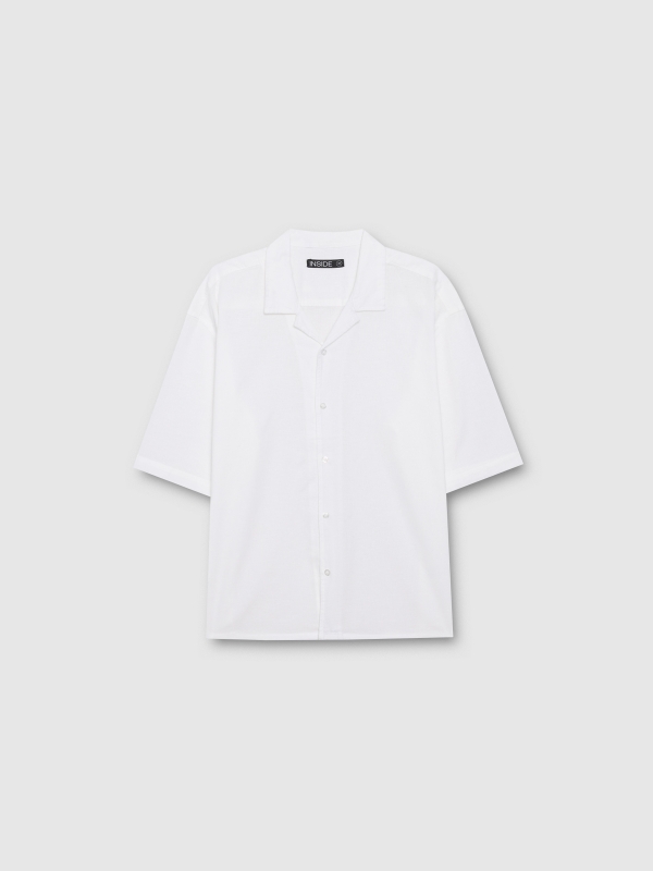 Plain short-sleeve shirt