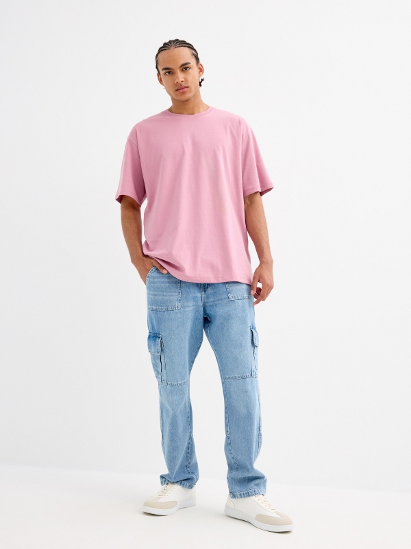 Jeans cargo multibolsillo