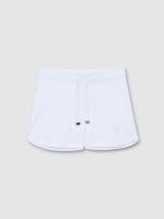 %Pto% Bermudas felpa Surf blanco vista frontal